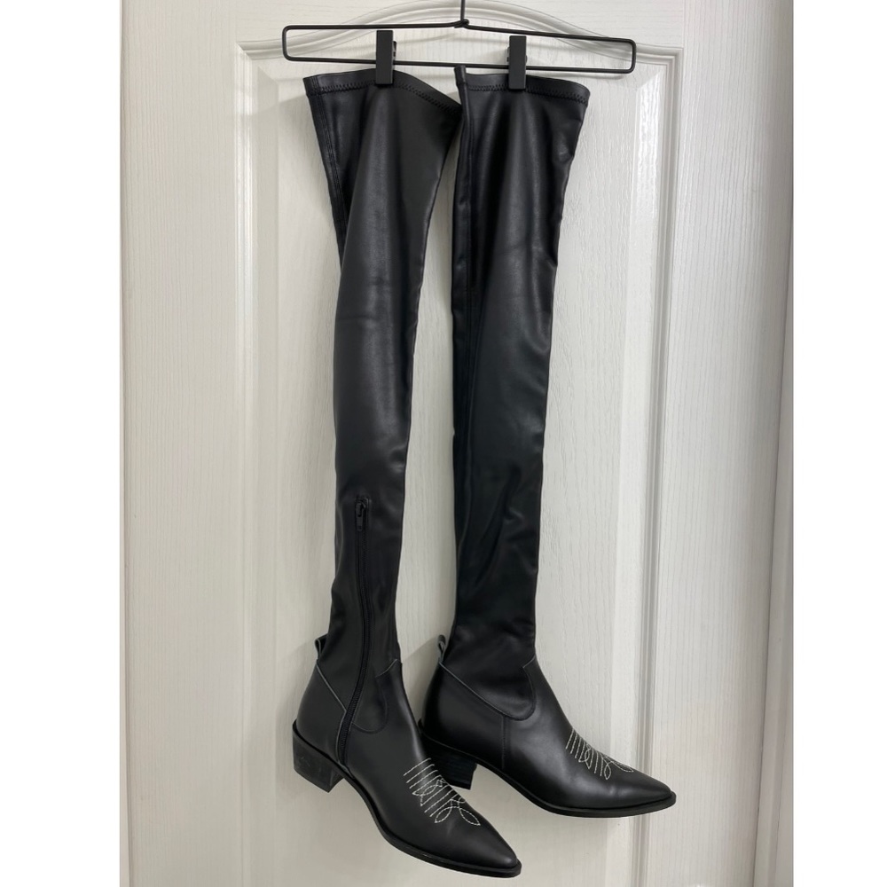 SIMONETT Over The Knee Cowboy Boot
